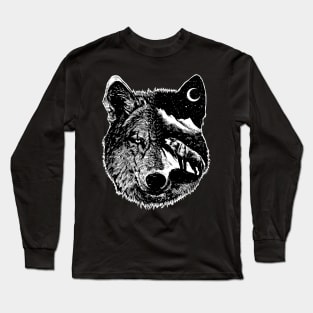 Night wolf Long Sleeve T-Shirt